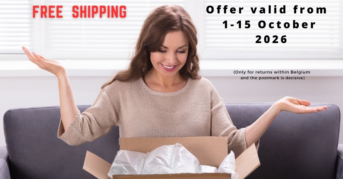 Free shipping. Offer valid from 1 to 15 October 2026.